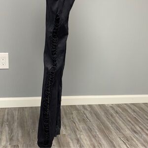 Forever New Black Ruffled Leggings